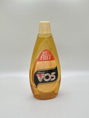 Vintage 90s Alberto VO5 Balsam & Protein Shampoo 25% More Amber 18.75 FL Oz
